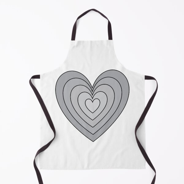 Item preview, Bold Silver Outlined Hearts | Y2K Indie Graphic Heart Tunnel designed and sold by Aesthetic Crew.