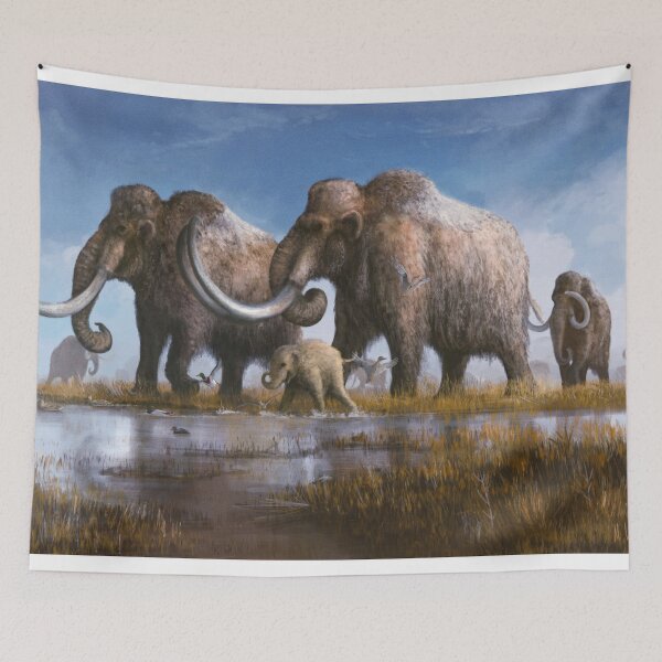 Item preview, Woolly mammoths meet ancient ducks designed and sold by MarkWitton.