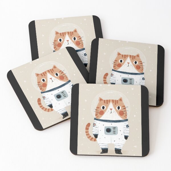 Item preview, Cute astronaut cat designed and sold by MendaciousMina.