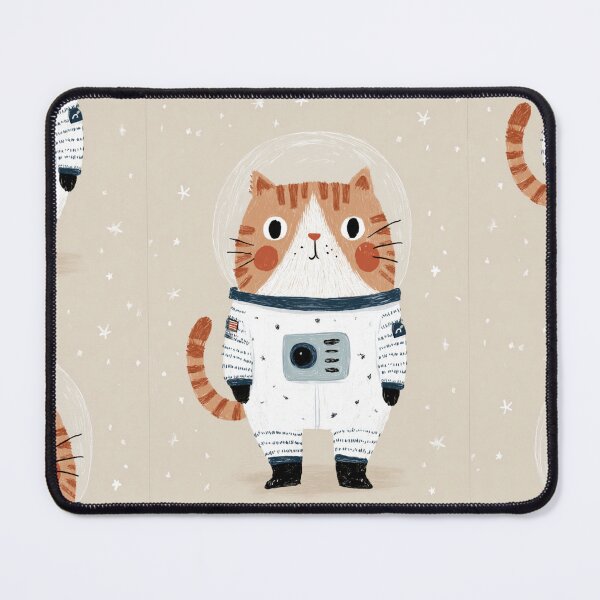 Item preview, Cute astronaut cat designed and sold by MendaciousMina.