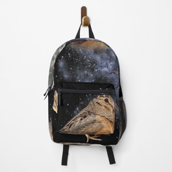 Item preview, American Woodcock Bird In Space Galaxy Moon Timberdoodle Wildlife Nature Art designed and sold by Chaya Reid.