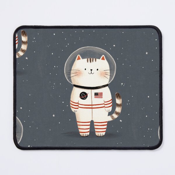 Item preview, Cute astronaut cat designed and sold by MendaciousMina.