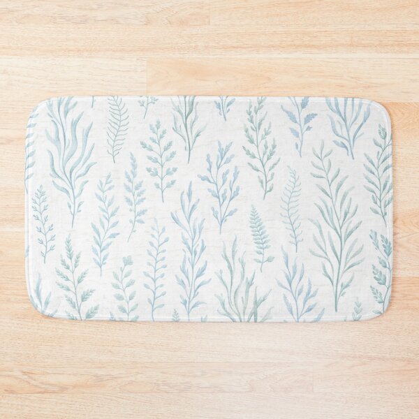 Item preview, Coastal Seaweed Pattern | Minimal Ocean Botanical Aesthetic | Blue Beach House Decor | Calm Nature Design designed and sold by TheSlowShore.