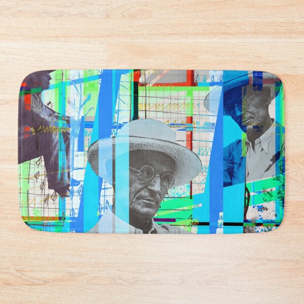 Item preview, Hermann Hesse Portrait Abstract Pop Art Collage designed and sold by Mauswohn.