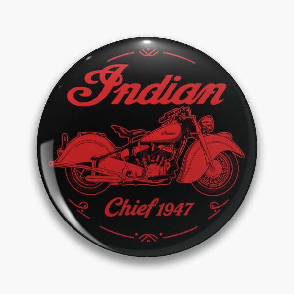 Item preview, 1947 Indian Chief V-Twin Classic Red Heritage Style designed and sold by EdGraphy.