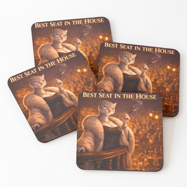 Item preview, Best Seat in the House — Pour Decisions VIP Balcony Art designed and sold by A Sinister Sly.