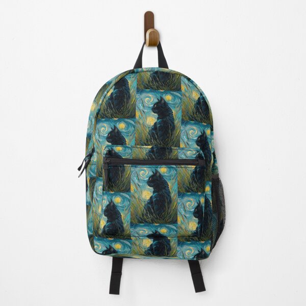 Item preview, Van Gogh's cat Starry night designed and sold by MendaciousMina.