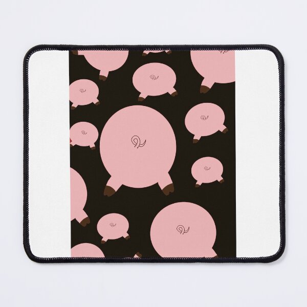 Item preview, piggy butts (black) designed and sold by Designs by Sara Felton.