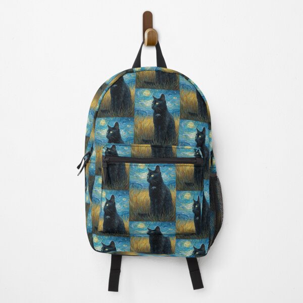 Item preview, Van Gogh's cat Starry night designed and sold by MendaciousMina.
