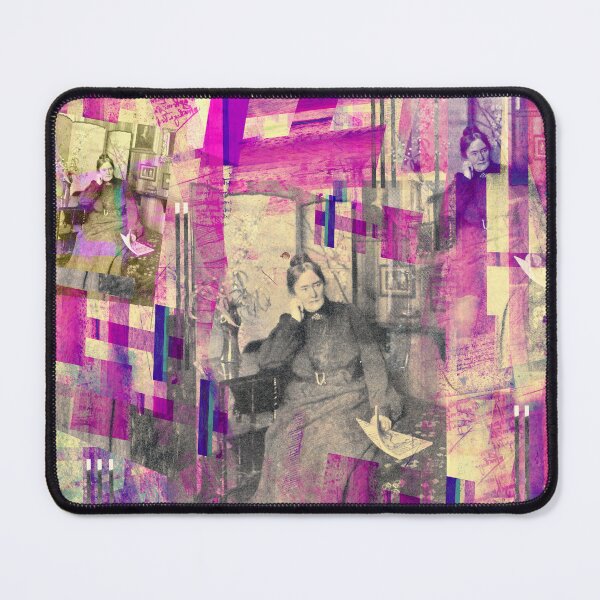 Item preview, Helene Lange, women's rights activist, aesthetic pop art collage designed and sold by Mauswohn.