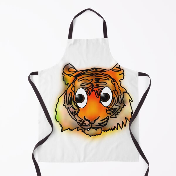 Item preview, Maple the Tiger side eyes emoji - animalz  designed and sold by Ashley’sAnimalz.