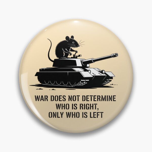 Item preview, Banksy Rat - War does not determine who is right, only who is left designed and sold by 123ks.