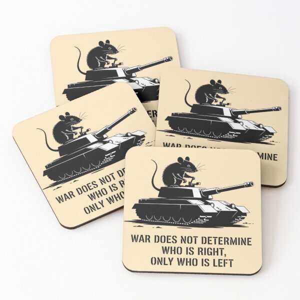 Item preview, Banksy Rat - War does not determine who is right, only who is left designed and sold by 123ks.