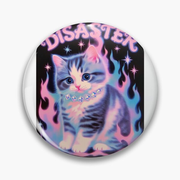 Item preview, Disaster kitten designed and sold by MendaciousMina.