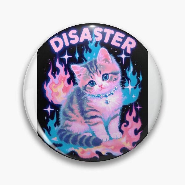 Item preview,  Disaster kitten designed and sold by MendaciousMina.