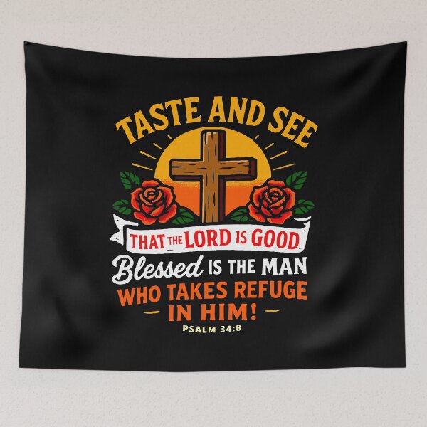 Item preview, Psalm 34:8 Taste and See that the LORD is Good designed and sold by plushism.