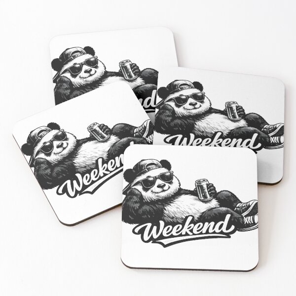 Item preview, the laid-back panda has a weekend designed and sold by Troll Art & Delete.