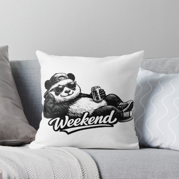 Item preview, the laid-back panda has a weekend designed and sold by Troll Art & Delete.