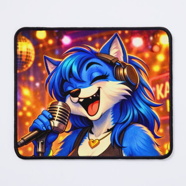 Item preview, The Blue Fox at the Bar — Pour Decisions Ember Vale Art designed and sold by A Sinister Sly.