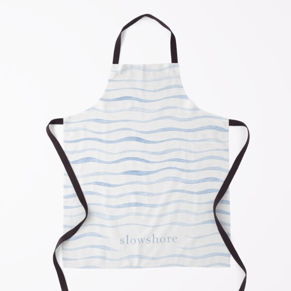 Item preview, Blue Wave Pattern, Coastal Ocean Design, Beach Aesthetic, Minimal Sea Waves designed and sold by TheSlowShore.