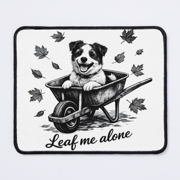 Item preview, funny puppy ​​in a wheelbarrow designed and sold by Troll Art & Delete.