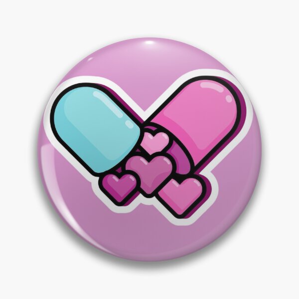 Item preview, Love Dose Capsule Sticker | Cute Pharmacy & Medical Design designed and sold by MedCanvas.