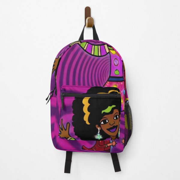 Item preview, Glowing Psychedelic Afro Cowgirl designed and sold by ZunZunArt.