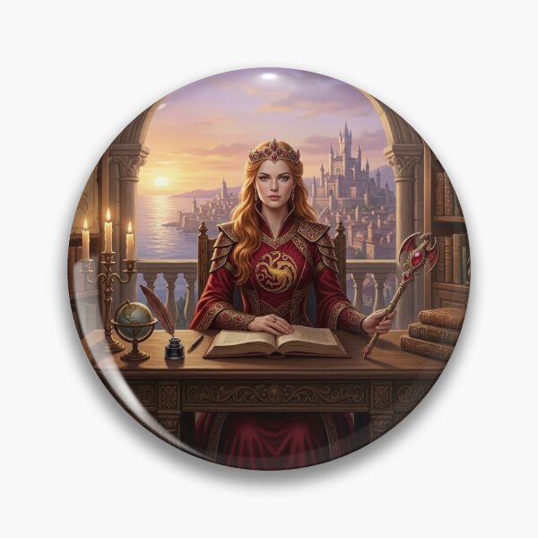 Item preview, The Lady of the Castle in the Library. designed and sold by JoyNest = "The nest of joy".
