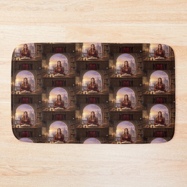 Item preview, The Lady of the Castle in the Library. designed and sold by JoyNest = "The nest of joy".