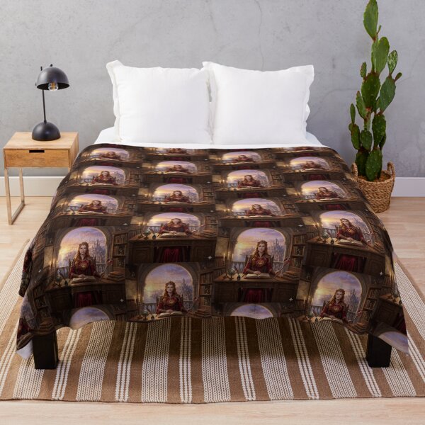 Item preview, The Lady of the Castle in the Library. designed and sold by JoyNest = "The nest of joy".