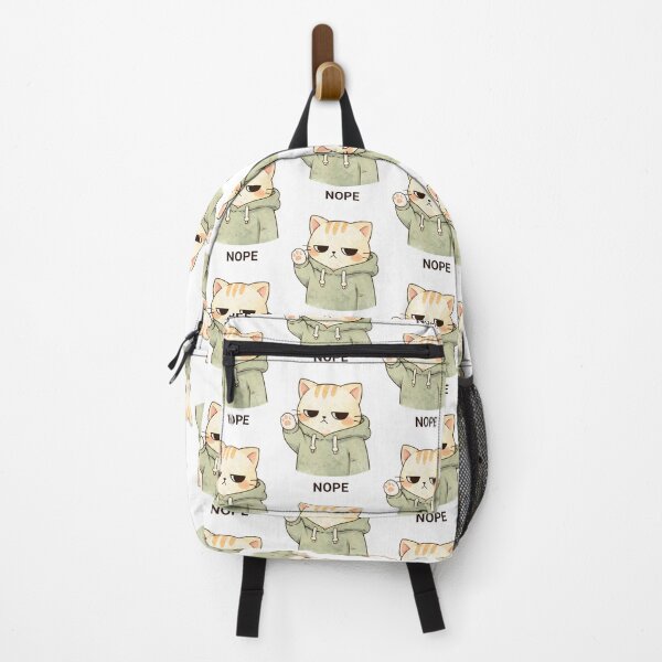 Item preview, Nope Cat | Cute Kawaii Aesthetic | Funny Introvert Design designed and sold by The Mood Index.
