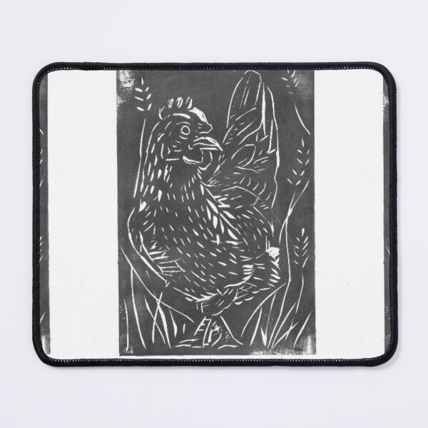 Item preview, Chicken lino print (Black) designed and sold by Life's eye Art and photography.