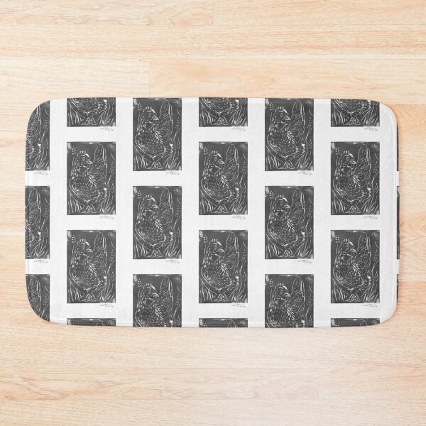 Item preview, Chicken lino print (Black) designed and sold by Life's eye Art and photography.