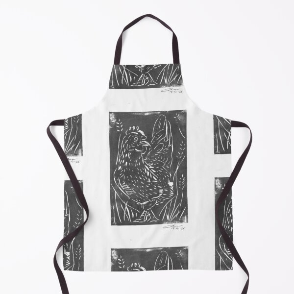 Item preview, Chicken lino print (Black) designed and sold by Life's eye Art and photography.
