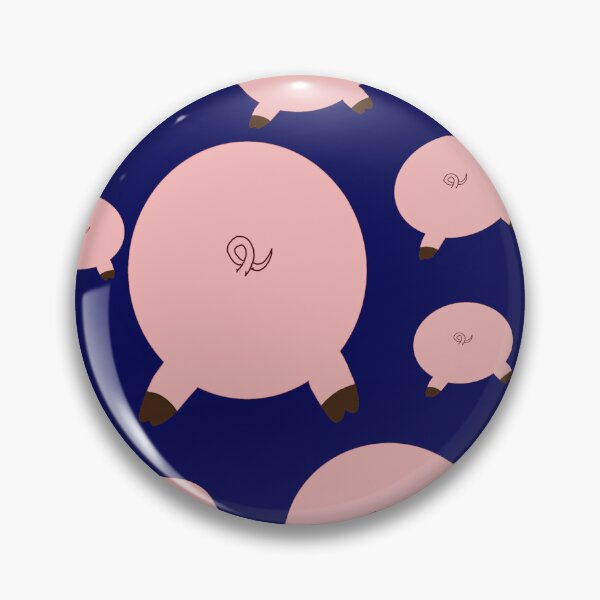 Item preview, Piggy butts (Navy blue) designed and sold by Designs by Sara Felton.