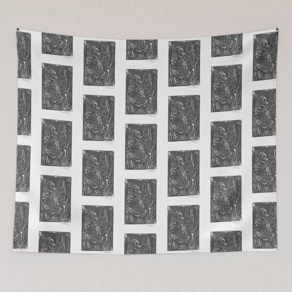 Item preview, Chicken lino print (Black) designed and sold by Life's eye Art and photography.