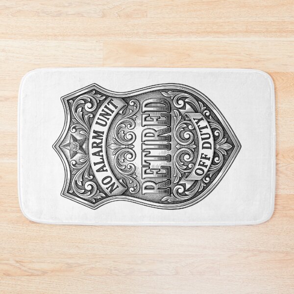 Item preview, Retired Police Officer Badge Funny No Alarm Unit Cop designed and sold by GrandeDuc.