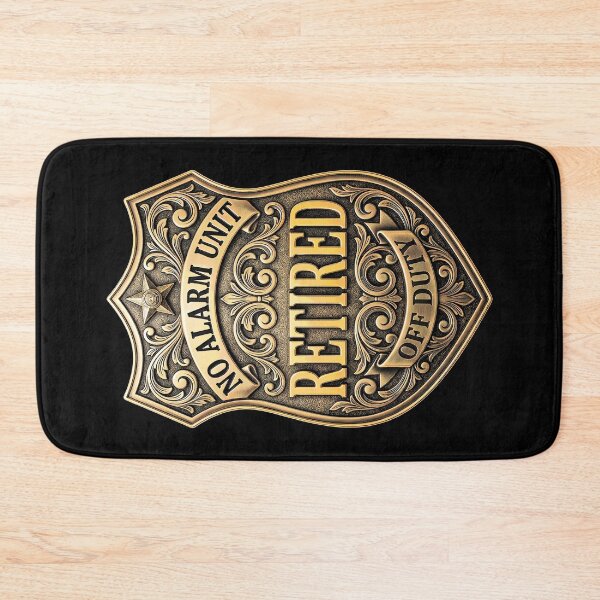 Item preview, Retired Police Officer Badge Funny No Alarm Unit Cop designed and sold by GrandeDuc.