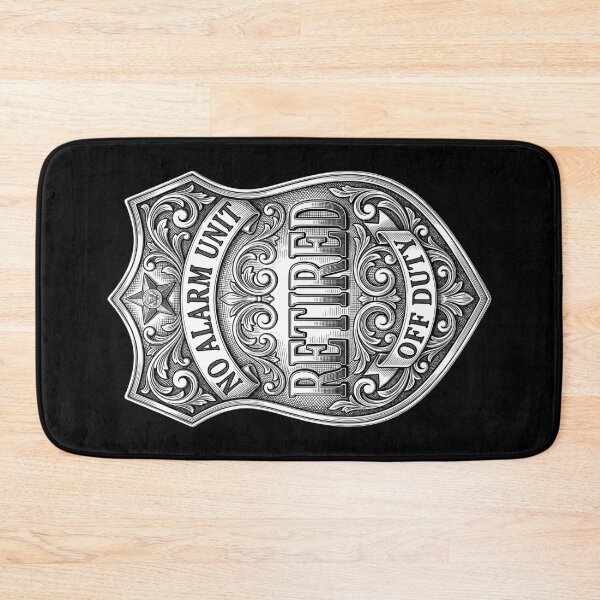Item preview, Retired Police Officer Badge Funny No Alarm Unit Cop designed and sold by GrandeDuc.