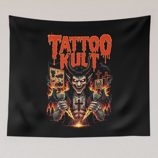 Item preview, Tattoo Kult - Demon Artist Horror Ink Design designed and sold by MorbidDreams.