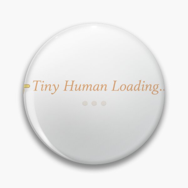 Item preview, Tiny Human Loading Pregnancy Announcement Funny Cute Minimalist Baby Reveal Gift for Expecting Mom designed and sold by Byarasstudio.
