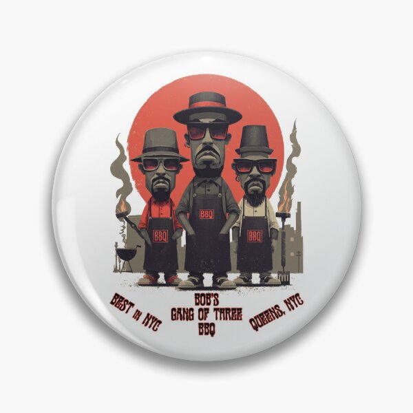Item preview, Bob’s Gang of Three BBQ – Queens NYC Street Smokehouse Vibes designed and sold by Ignorant-Artist.
