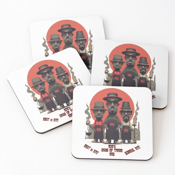 Item preview, Bob’s Gang of Three BBQ – Queens NYC Street Smokehouse Vibes designed and sold by Ignorant-Artist.