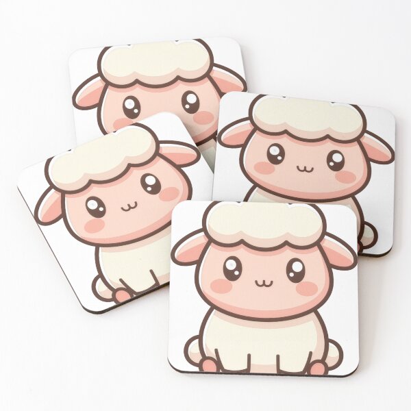 Item preview, Cute Sheep, Sheep Tee, Adorable Pastel Animal Gift, Chibi Sheep for Kids & Animal Lovers designed and sold by Axtyl.