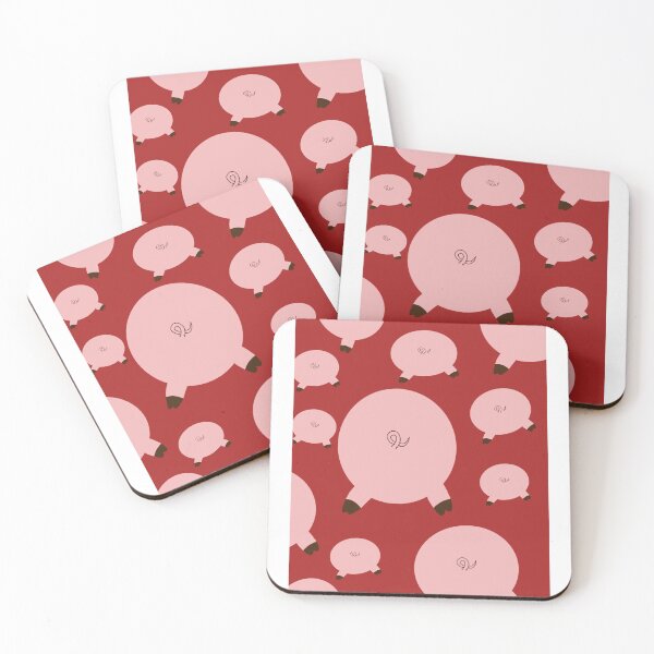 Item preview, Piggy butts-red designed and sold by Designs by Sara Felton.