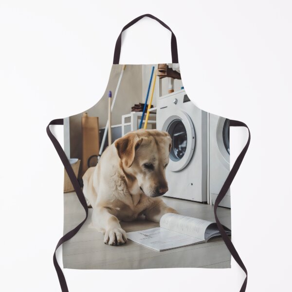 Item preview, The dog does the laundry. designed and sold by MyHappyArtShop.