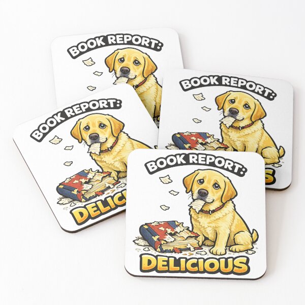 Item preview, Funny Yellow Lab Puppy Chewed Book Gift designed and sold by Gentlestate.