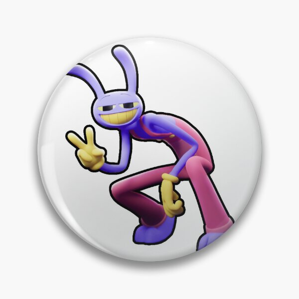 Item preview, JAX THE BUNNY RABBIT SMILING (THE AMAZING DIGITAL CIRCUS TADC) designed and sold by Python Designs .