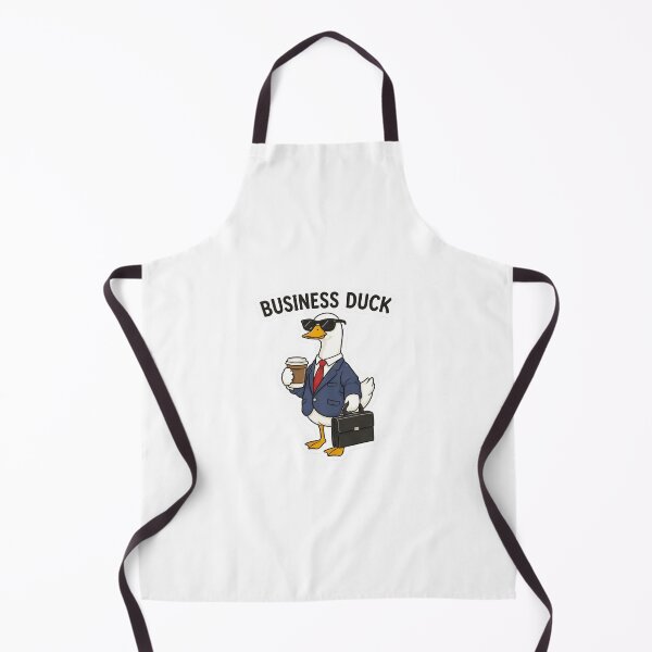 Item preview, Business Duck with Coffee and Briefcase Sticker designed and sold by Artify Lab.