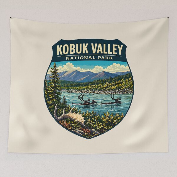 Item preview, Kobuk Valley National Park Retro Design designed and sold by Gideon Emmerich.